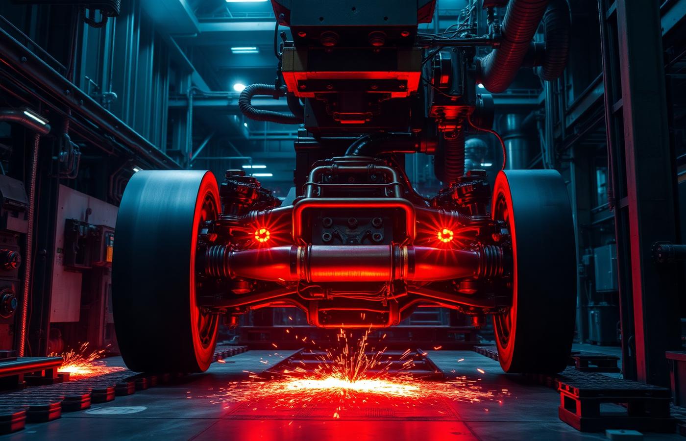 Heat treatment and precision machining of heavy duty undercarriage components